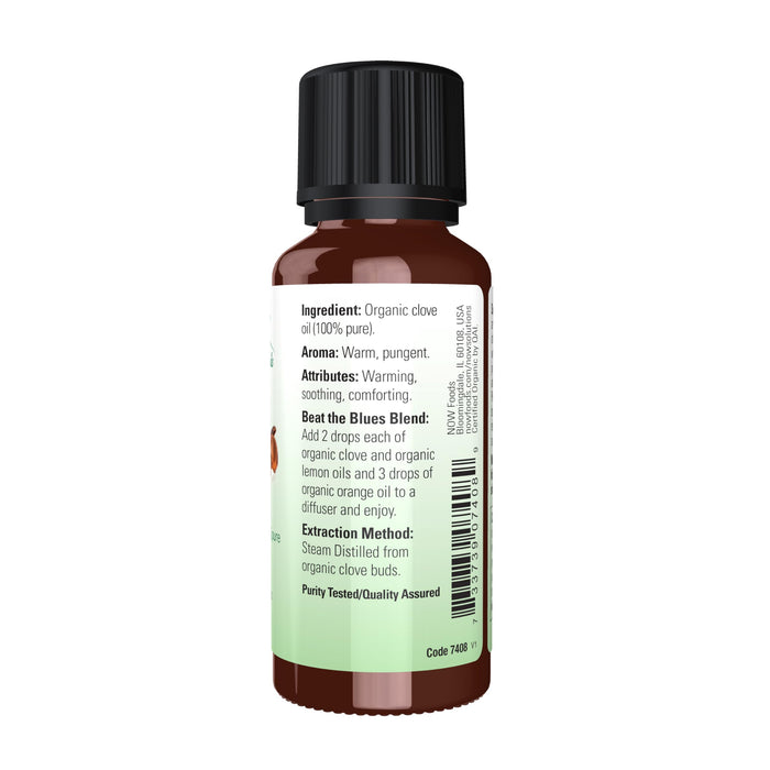 Now Foods ORGANIC CLOVE OIL 1 OZ