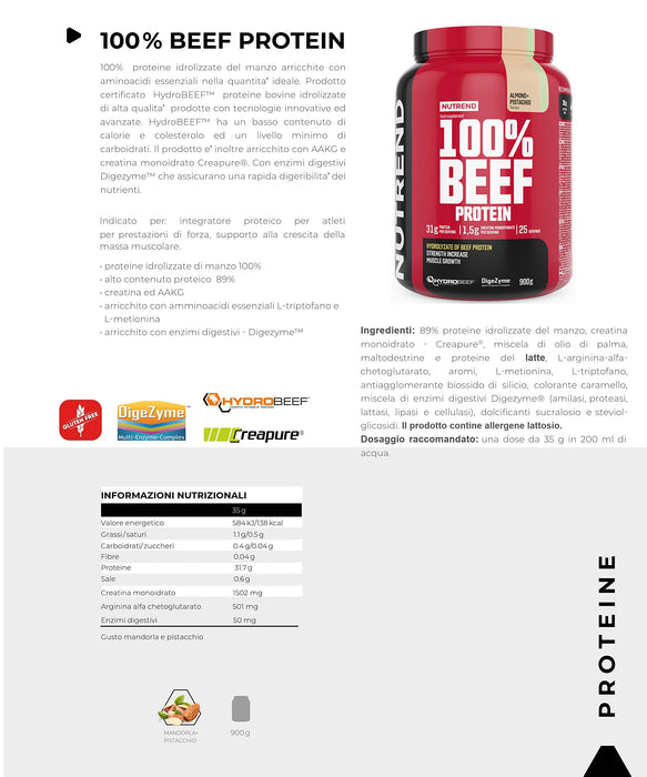 Nutrend 100% Beef Protein 900g