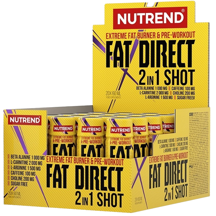 Nutrend Fat Direct 2in1 Shot - 20 x 60ml
