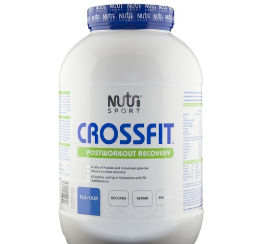 White NutriSport CrossFit Post Workout Recovery tub for workout recovery and crossfit post