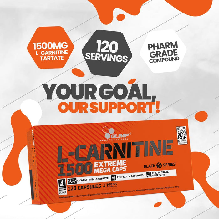 Olimp Nutrition L-Carnitine 1500 Extreme - 120 caps