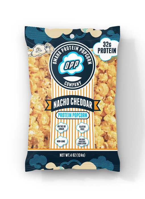 Omaha Protein Popcorn – High Protein Snack Variety | 8 Gourmet Flavours