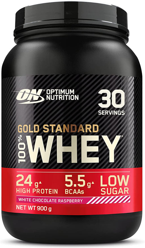 Optimum Nutrition Gold Standard 100% Whey - 908g / White Chocolate Raspberry - Whey Protein Powder
