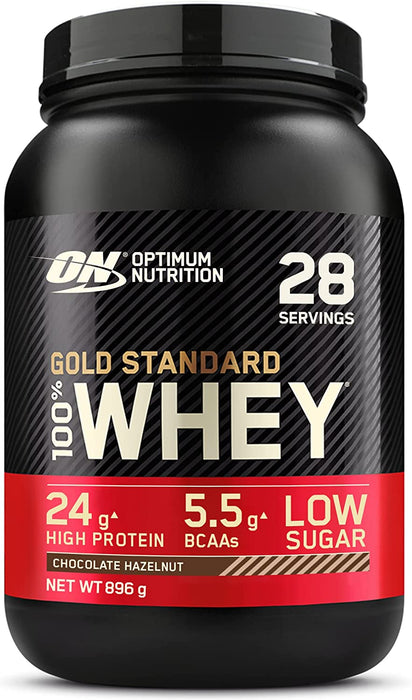 Optimum Nutrition Gold Standard 100% Whey - 908g / Chocolate Hazelnut - Whey Protein Powder