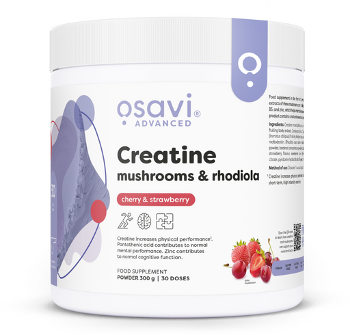 Osavi Creatine, Mushrooms & Rhodiola 300g