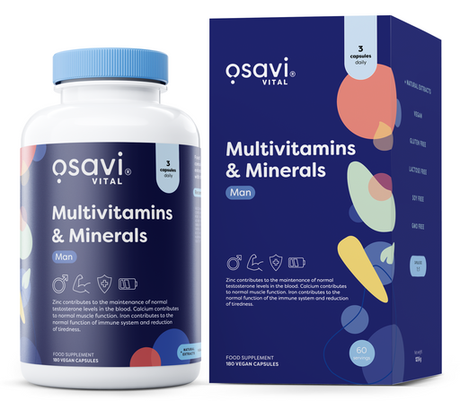 Osavi Multivitamins & Minerals Man - 180 vegan caps