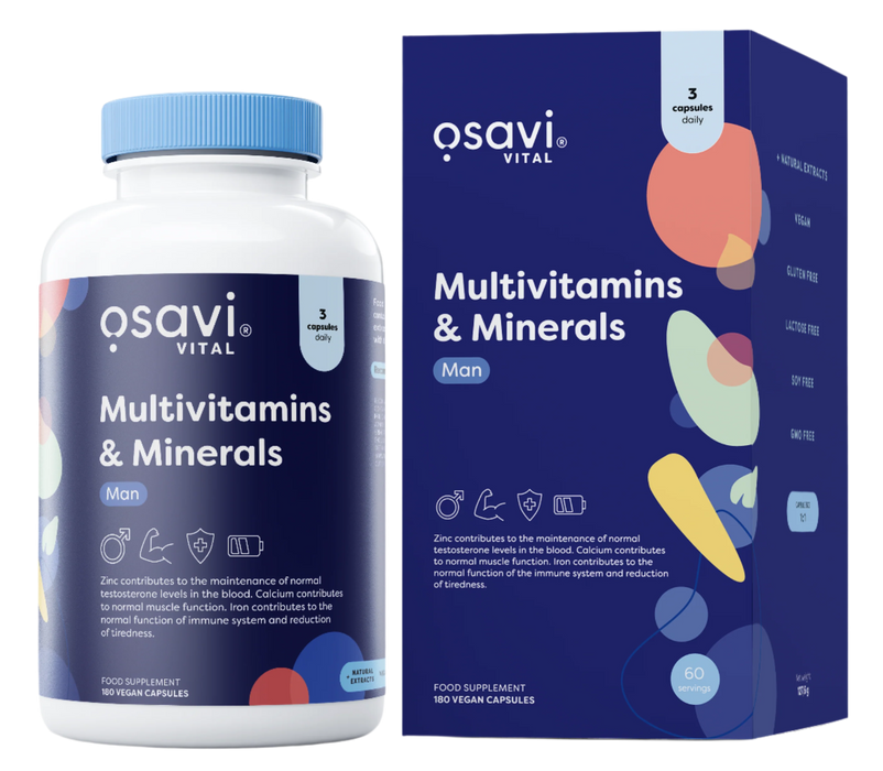 Osavi Multivitamins & Minerals Man - 180 vegan caps