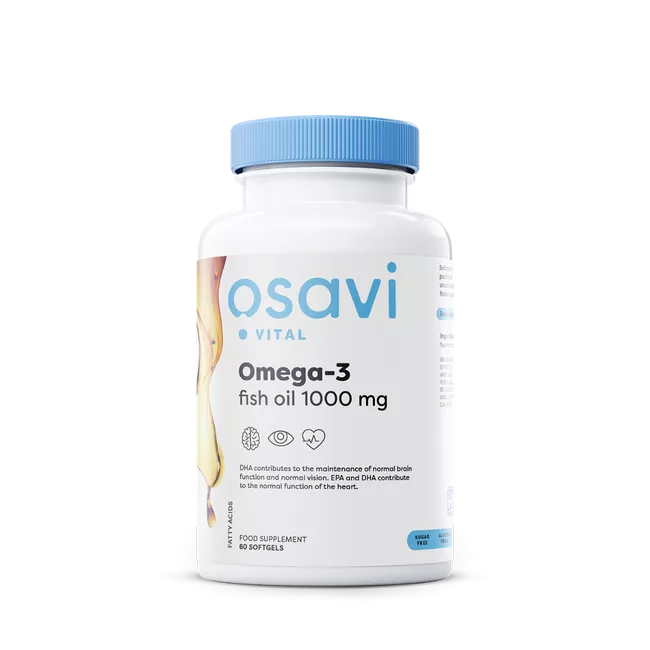 Osavi Omega3 Fish Oil Molecularly Distilled 1000mg  120 softgels - Health and Wellbeing at MySupplementShop by Osavi