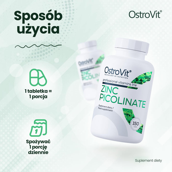 OstroVit Zinc Picolinate 150 tablets