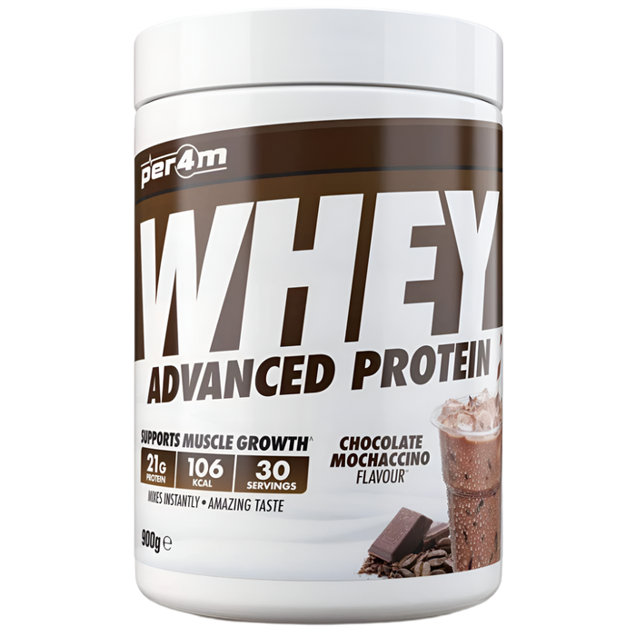 PER4M Whey Protein Powder 900g - 30 Servings | 21g Protein per Serving