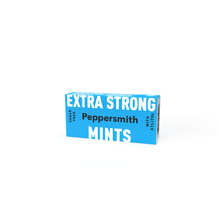 Peppersmith Mints 12x15g Extra Strong Mint - Chewing Gum at MySupplementShop by Peppersmith