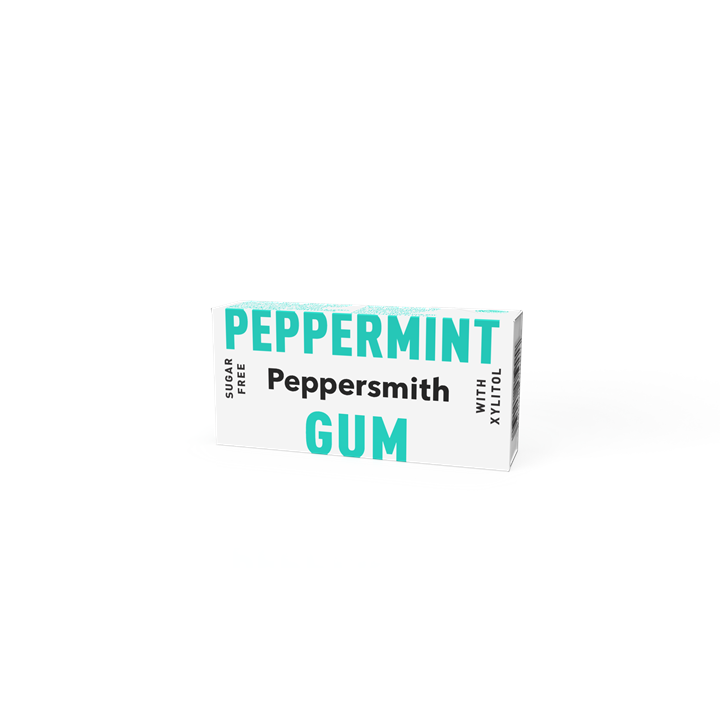 Peppersmith Chewing Gum 12x15g Peppermint - Chewing Gum at MySupplementShop by Peppersmith