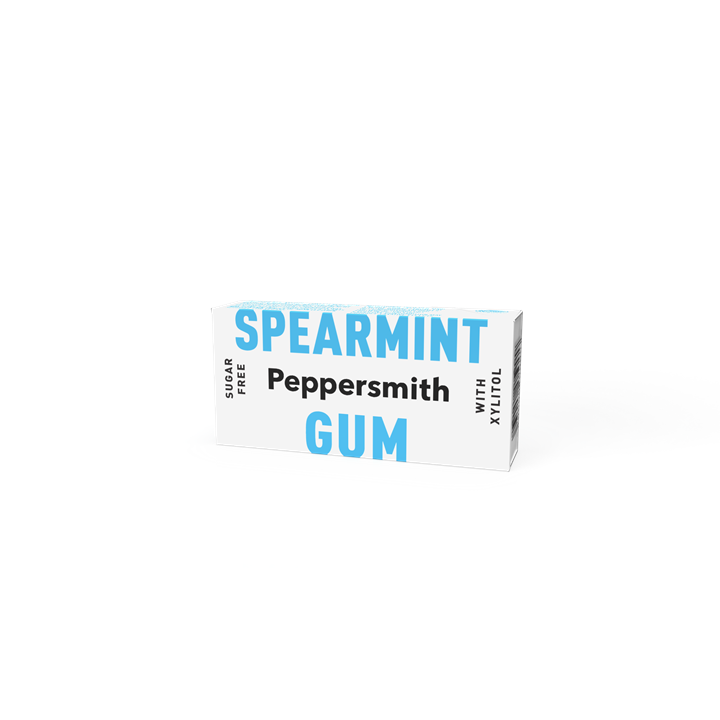 Peppersmith Chewing Gum 12x15g Spearmint - Chewing Gum at MySupplementShop by Peppersmith