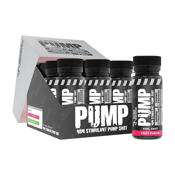 Refined Nutrition PUMP Pre-Workout Shots 12 x 60ml Fruit Punch | Top Rated Sports & Nutrition at MySupplementShop.co.uk