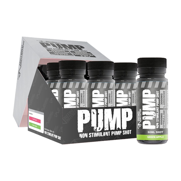 Refined Nutrition PUMP Pre-Workout Shots 12 x 60ml Green Apple | Top Rated Sports & Nutrition at MySupplementShop.co.uk