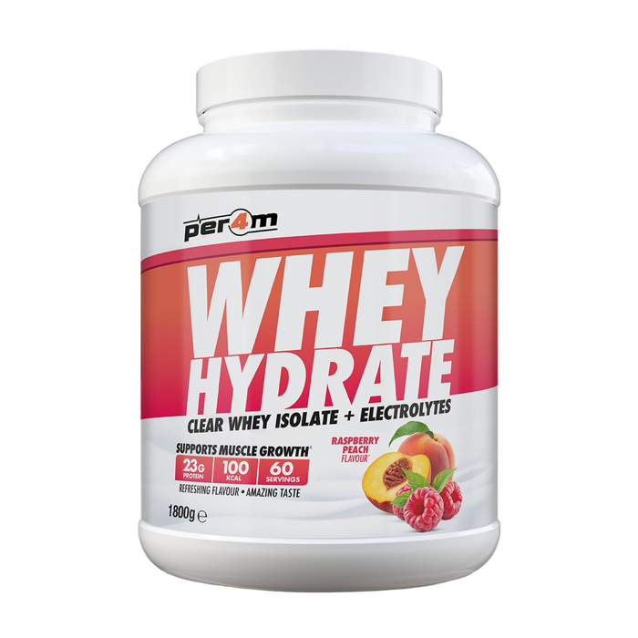 Per4m Clear Whey Hydrate | Light, Refreshing Protein with Electrolytes