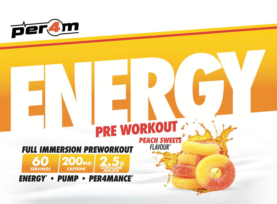 Per4m Energy Pre Workout 390g