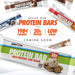 Assortment of Per4m Protein Bar flavors with high protein and low sugar for healthy snacking