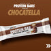 White and brown Chocatella Per4m Protein Bar with 20g protein and low sugar