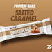 Per4m protein bar with salted caramel flavor, high protein 20g, low sugar, 62g weight