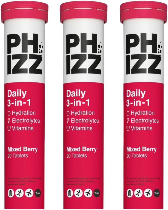 Phizz 3-in-1 Multivitamin & Rehydration Electrolyte Effervescent