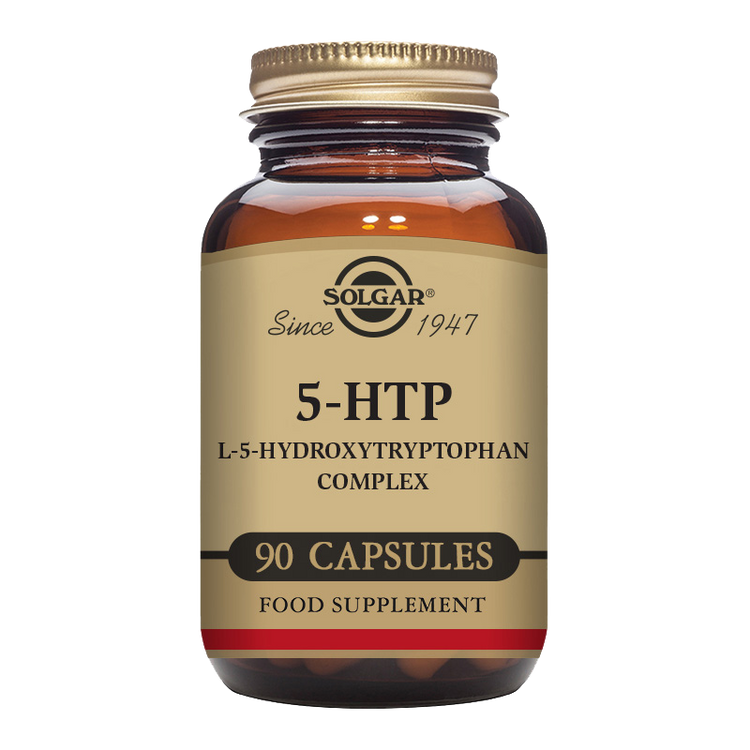 Solgar 5-HTP L-5-Hydroxytryptophan Complex Vegetable Capsules 90Tabs - Vitamins & Supplements at MySupplementShop by Solgar