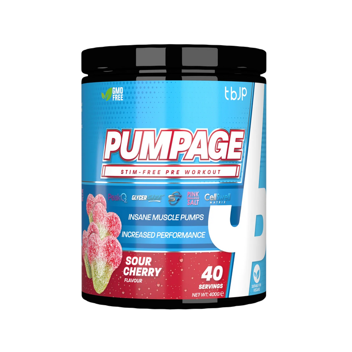 Trained By JP Pumpage Stim Free Pre-Workout 400g