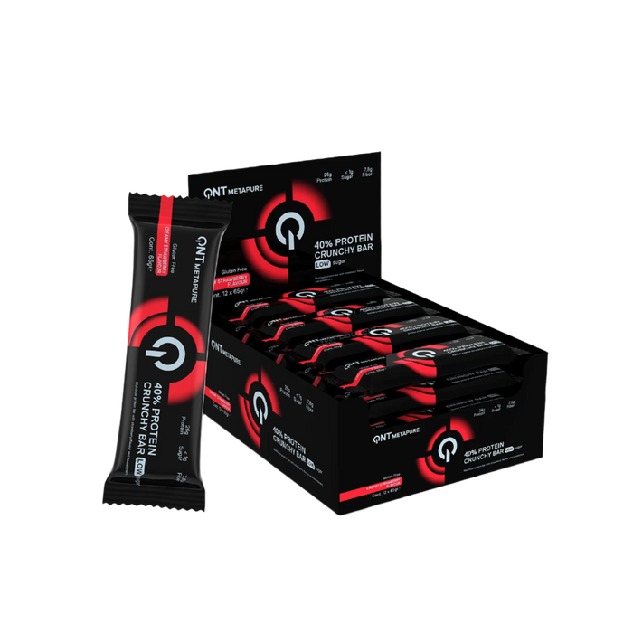 QNT 40% Protein Crunchy Bar 12x65g