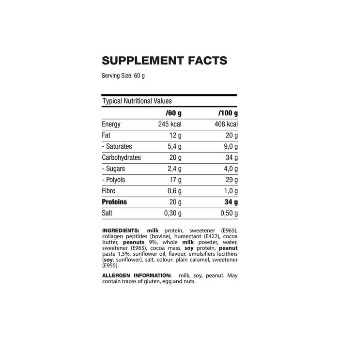 QNT Peanut Time Bar 34% 12x60g