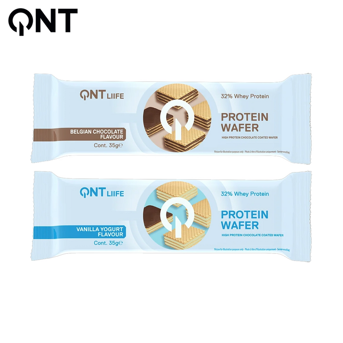 QNT Protein Wafer Bar 12x35g - Protein Wafer at MySupplementShop by QNT