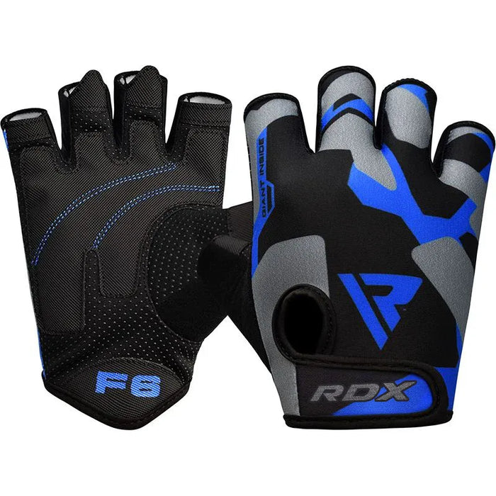 RDX Gym Gloves Sumblimation F6 Blue