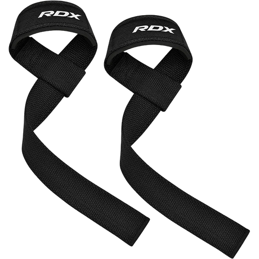 RDX Gym Single Strap Plus with black wrist straps and wicking properties for rdx training weight