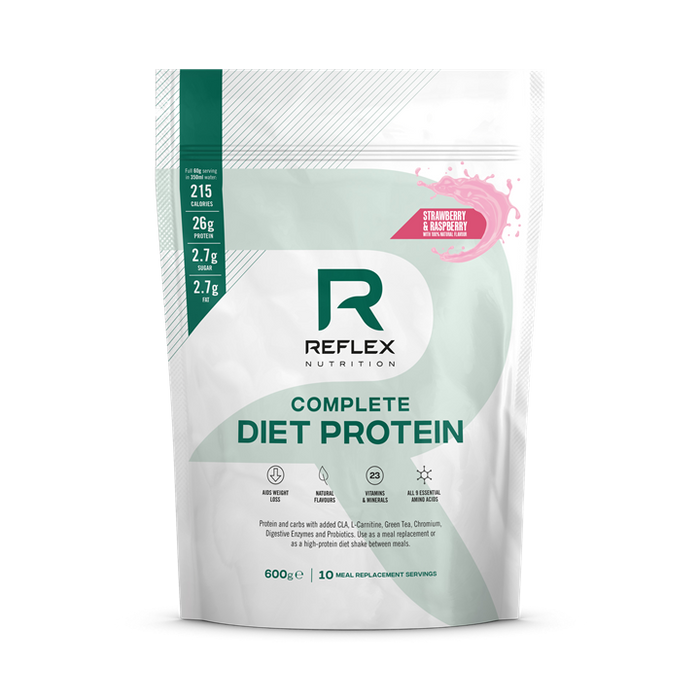 Reflex Nutrition Complete Diet Protein 600g - Strawberry and Raspberry - Protein Powder at MySupplementShop by Reflex Nutrition