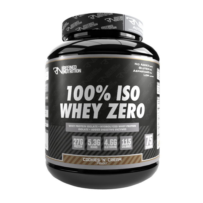 Refined Nutrition 100% Iso Whey Zero 2.27kg Cookies and Cream | Top Rated Sports & Nutrition at MySupplementShop.co.uk