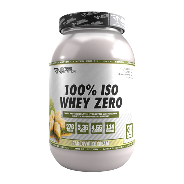 Refined Nutrition 100% Iso Whey Zero 908g Baklava Ice Cream | Top Rated Sports & Nutrition at MySupplementShop.co.uk