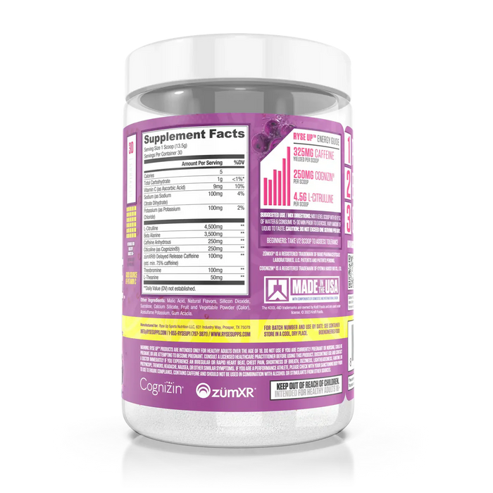 RYSE Loaded Pre 30 Servings