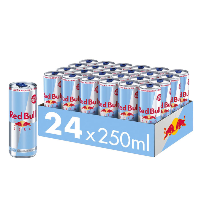 Red Bull energy drinks 24-pack of 250ml cans for boosting your human body