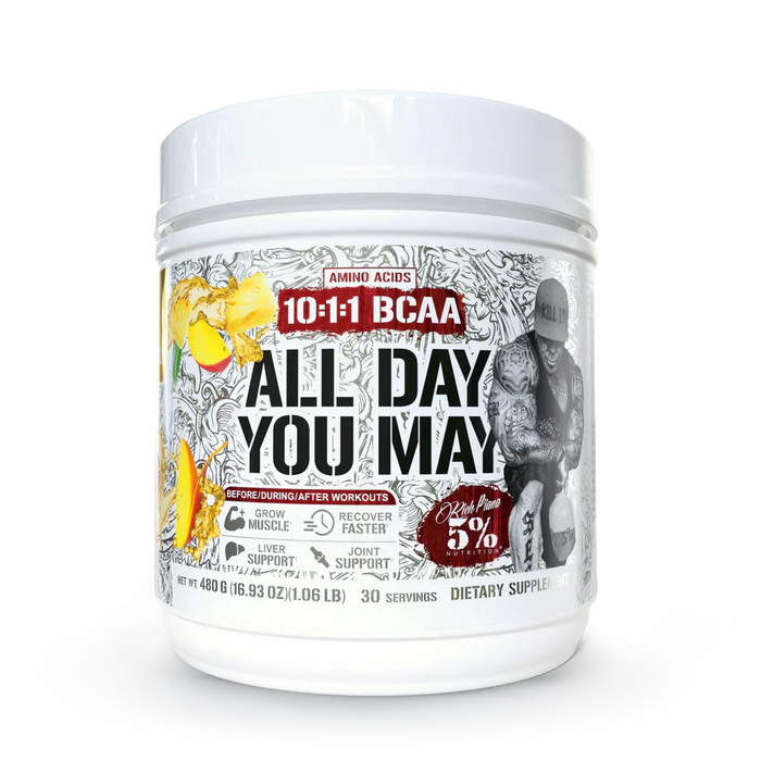 Rich Piana 5% Nutrition All Day You May Legendary Series Amino Acids Powder
