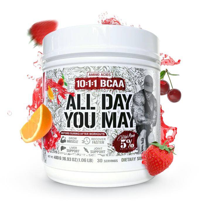 Rich Piana 5% Nutrition All Day You May Legendary Series