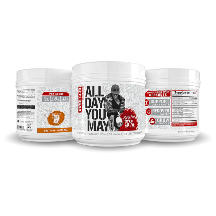 Rich Piana 5% Nutrition All Day You May Legendary Series