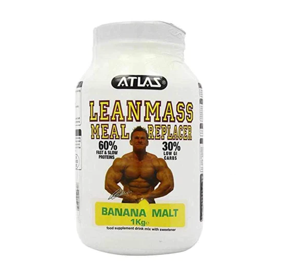 Atlas Leanmass MRP 1.5kg - Banana & Malt - Meal Replacement at MySupplementShop by Atlas Leanmass MRP