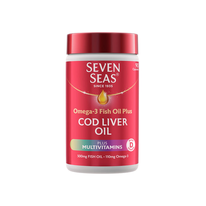 Seven Seas Cod Liver Oil And Multi-Vitamin 30 Capsules - Joint Care at MySupplementShop by Seven Seas