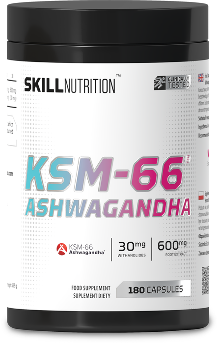 Skill Nutrition KSM-66 Ashwagandha - 180 vegan caps