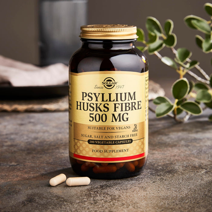 Solgar Psyllium Husks Fibre 500 mg 200 Veg. caps