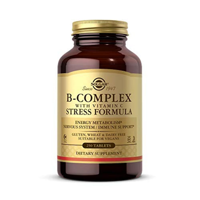 Solgar Vitamin B-Complex with Vitamin C 250 Tablets