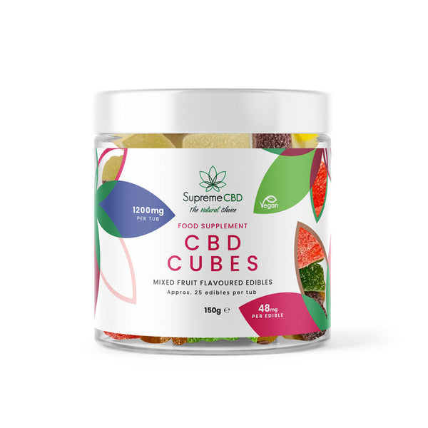 Supreme CBD Super Strength CBD Gummies Large Tub (4800mg) 500g