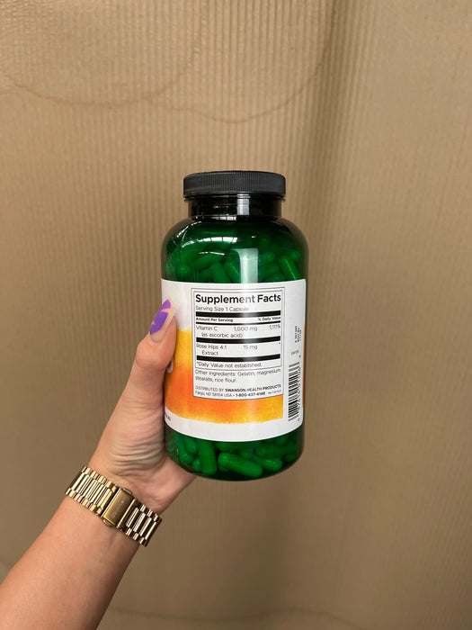 Swanson Vitamin C with Rose Hips 1,000 mg 90 Capsules