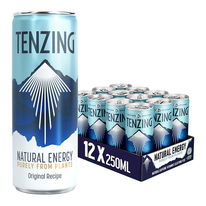 Tenzing Natural Energy 12x250ml Original | Premium Drinks and Shakes at MySupplementShop.co.uk