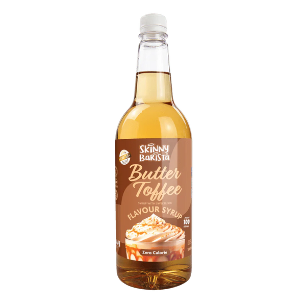 The Skinny Food Co Skinny Barista Zero Calorie Coffee Syrup - 1000ml / Butter Toffee (Limited Edition) - Zero VAT ZER001