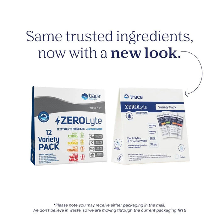 Trace Minerals ZEROLyte 12 Variety Pack - 12 packets